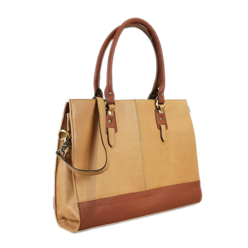 The Signature 17" Bag, Beige/Tan-0