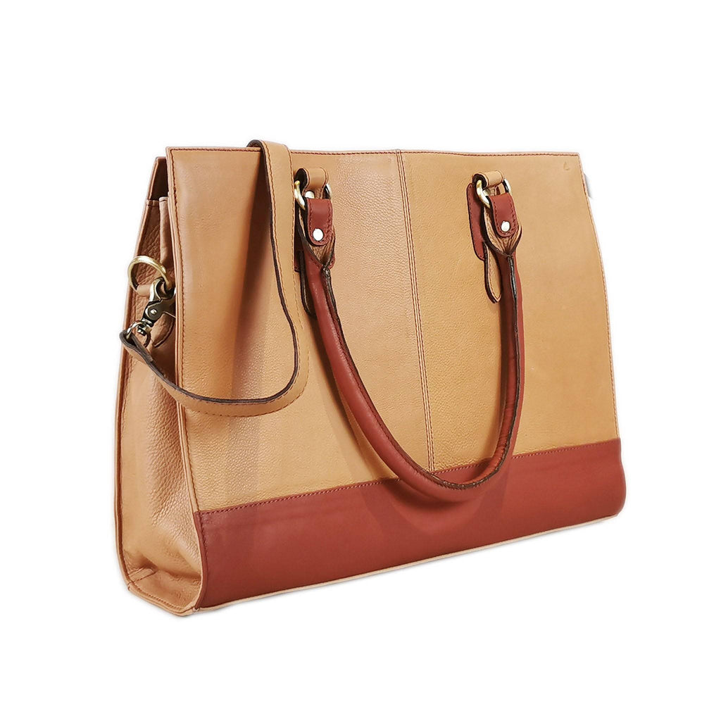 The Signature 17" Bag, Beige/Tan-3