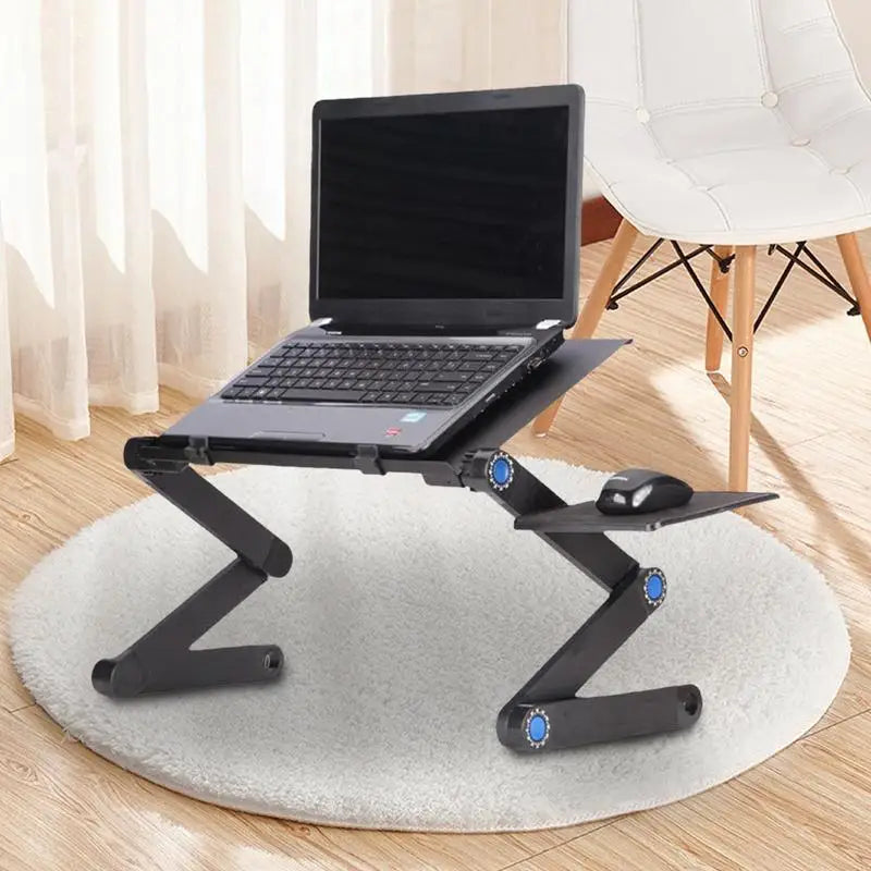 Adjustable Laptop Desk Stand Cooler Portable Ergonomic Lapdesk For Bed Sofa PC Notebook Table Desk With Mouses Pad